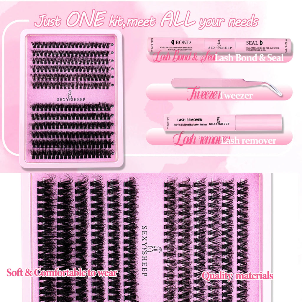BoldLook DIY Cluster Lash Kit